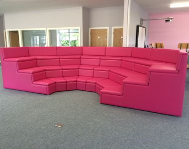 3-Tiered Leather Seating For A National School In West Cork