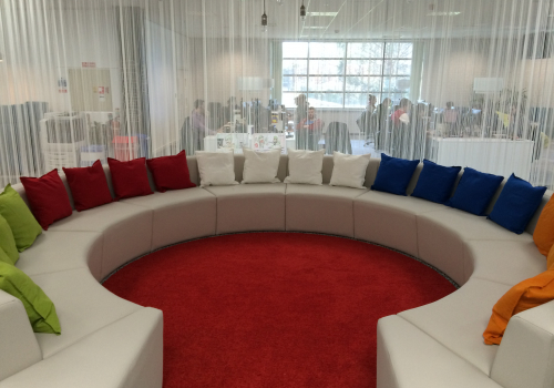 Circular Couch For Google Offices